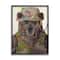 Stupell Industries Fisherman Outfit Brown Grizzly Bear Fishing Pole Framed Giclee Art